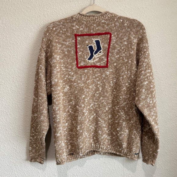 North Crest Vintage Winter Ski Mittens Gorpcore Fair Isle Cardigan Sweater L - Picture 12 of 12